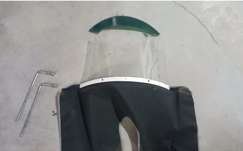 Para vento novo motorizada antiga