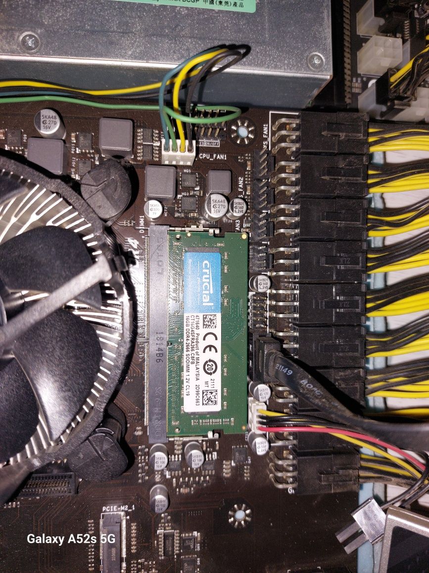 Kit mineração 8 GPU usado