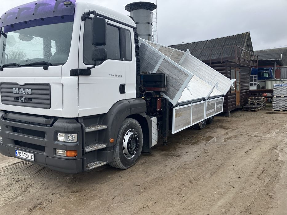 Послуги крана маніпулятора-самоскида