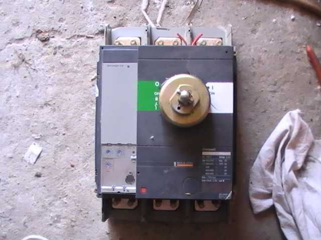 Wyłącznik Merlin Gerin NS1000N Compact, typ NS, 3P, 1000A