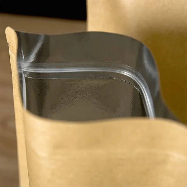 Крафт пакет Дой-пак металізований