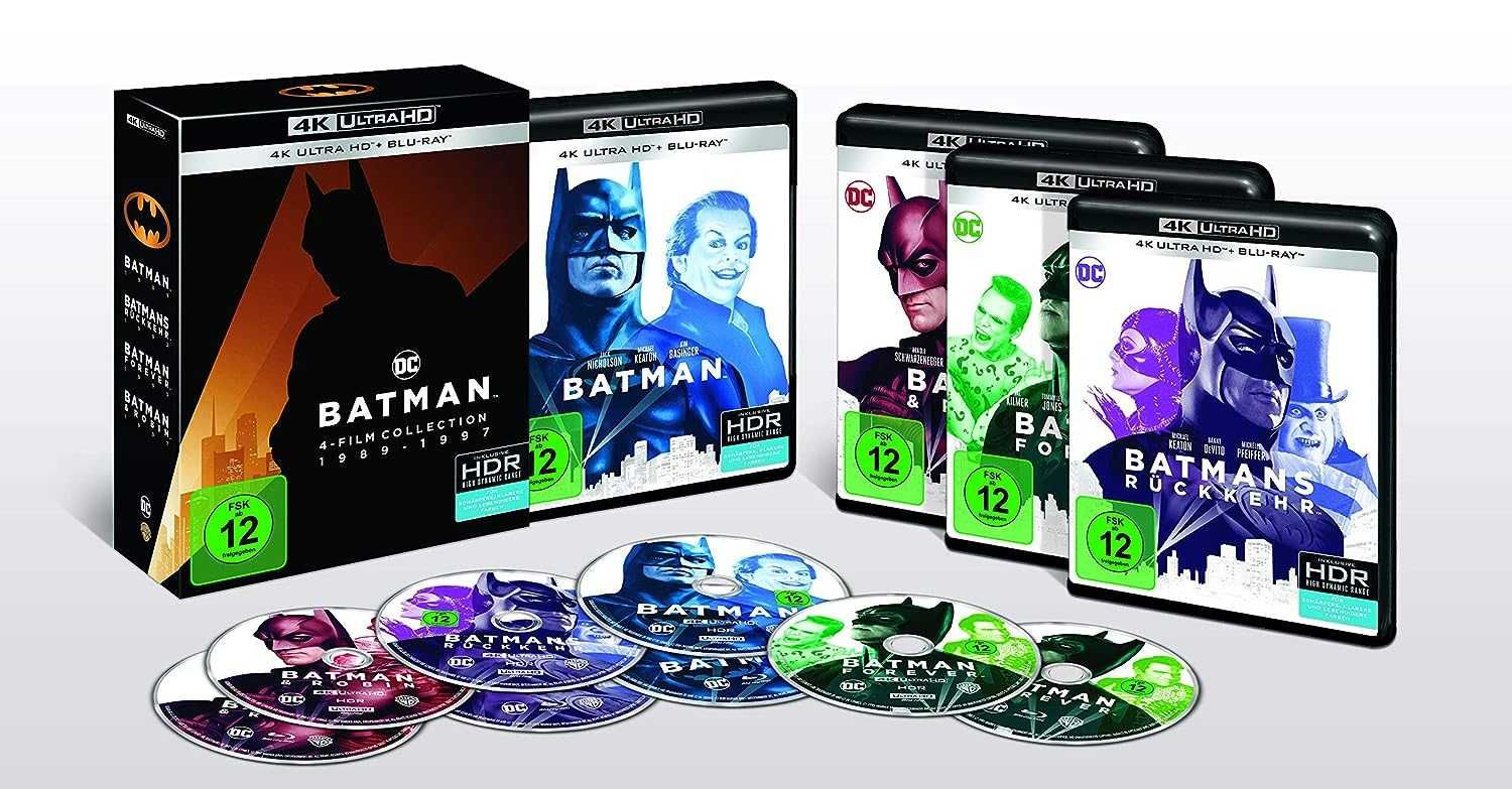 Batman 1-4 Antologia 4K+BLU RAY wer.POLSKA