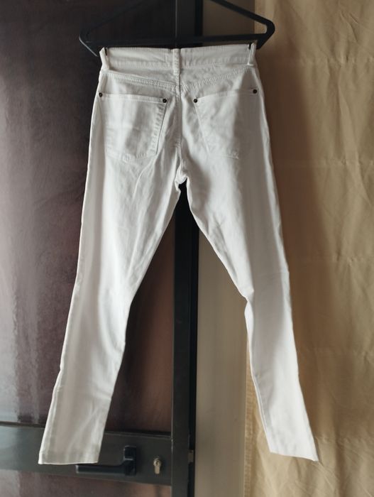 Calças brancas Zara, tamanho 36