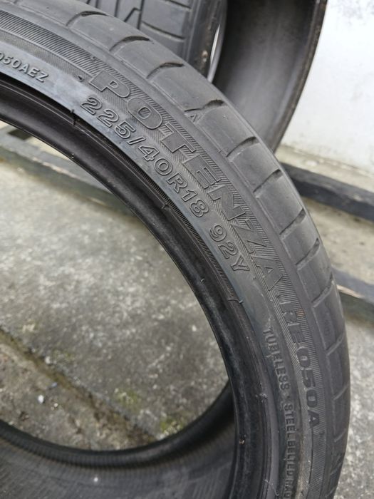 Шини Bridgestone 225 40 R 18 2шт Літо (615) Резина