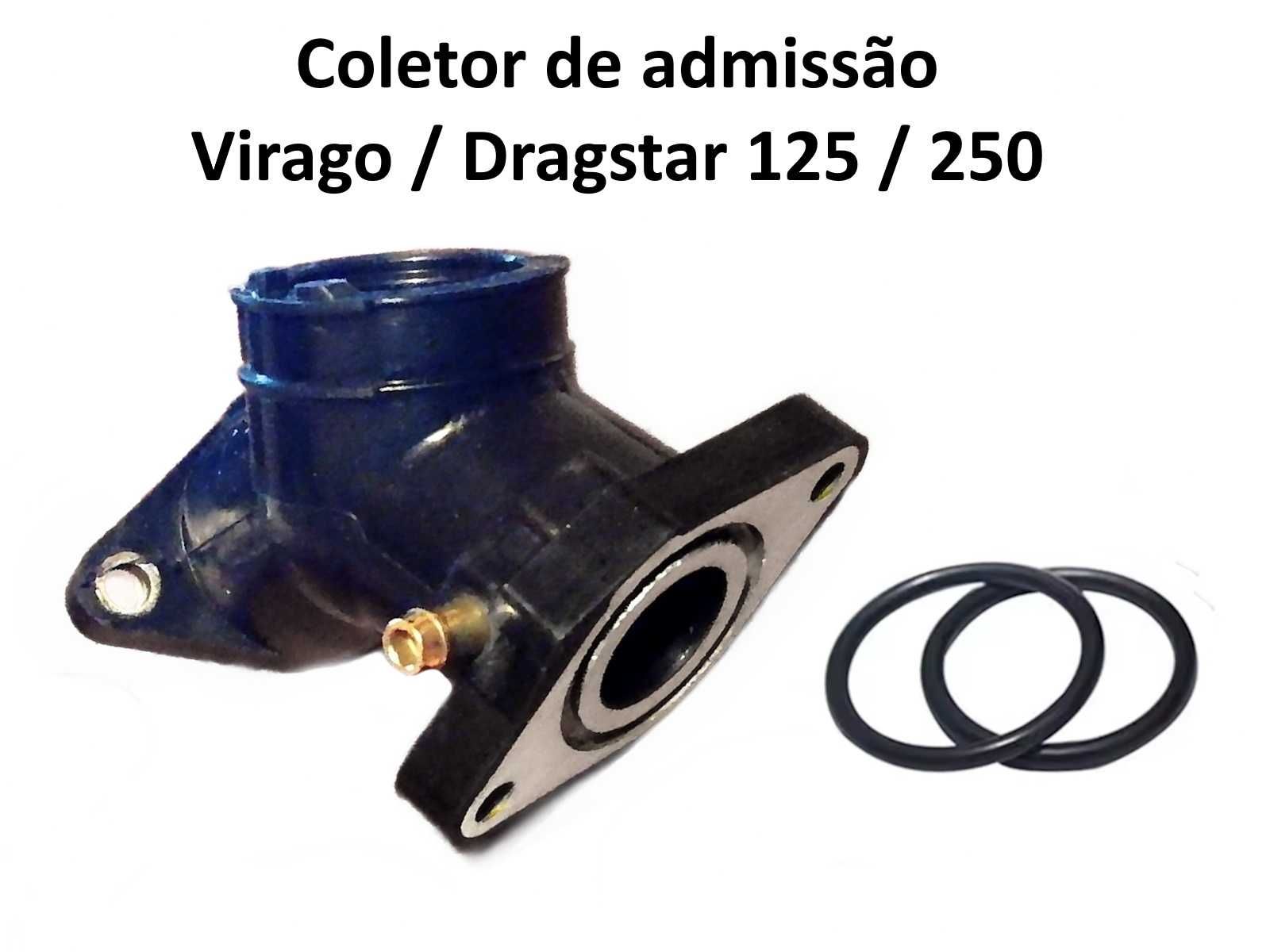 Coletor admissão Virago / Dragstar 125 / 250