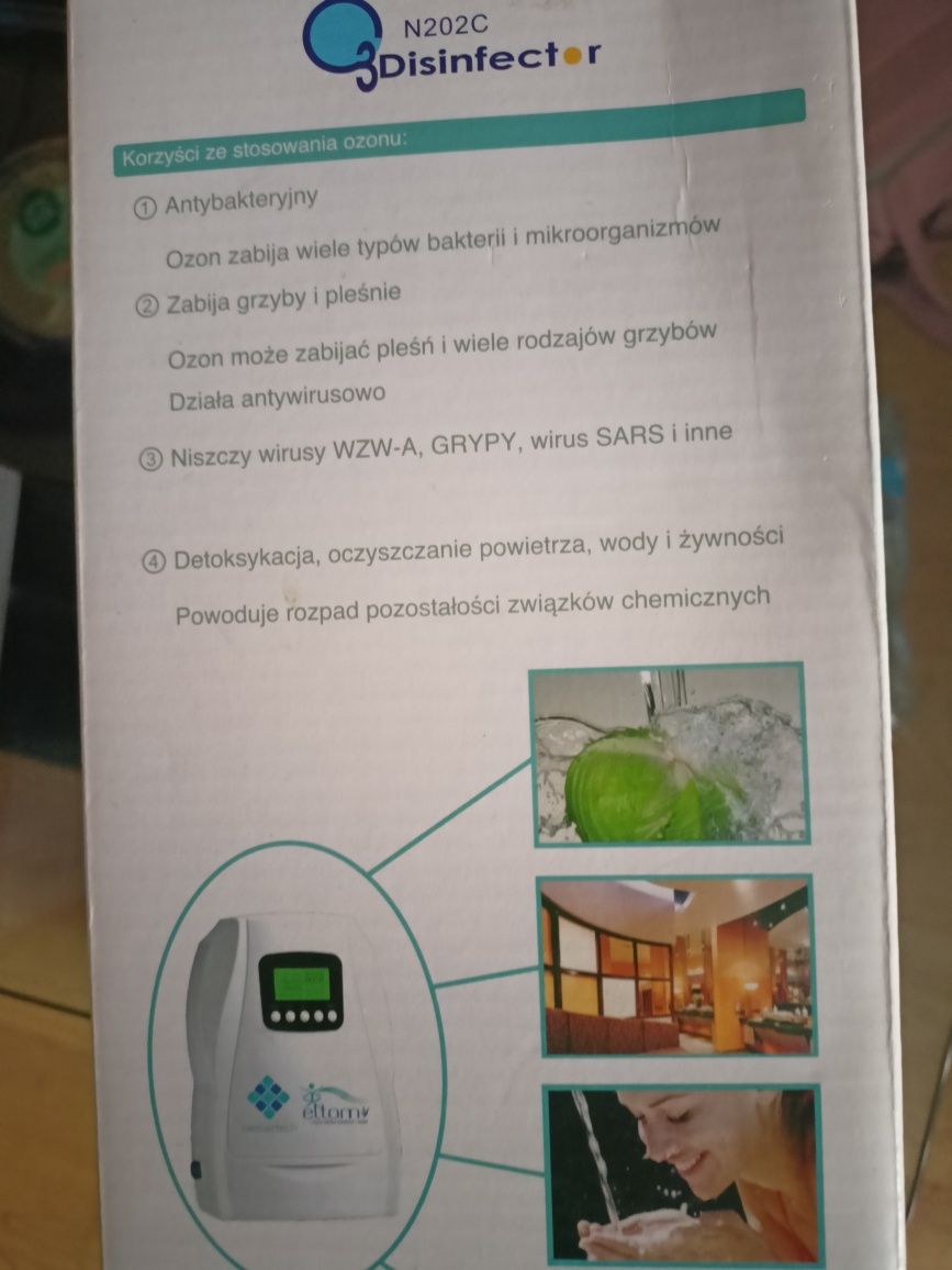 Ozonator nówka raz użyty