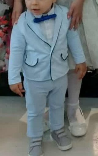 Elegancki wizytowy garniturek dla chłopca Coccodrillo rozm  80