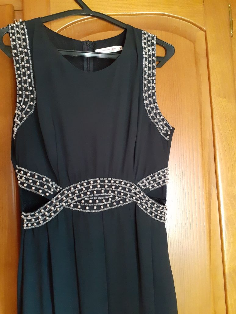 Vestido comprido preto