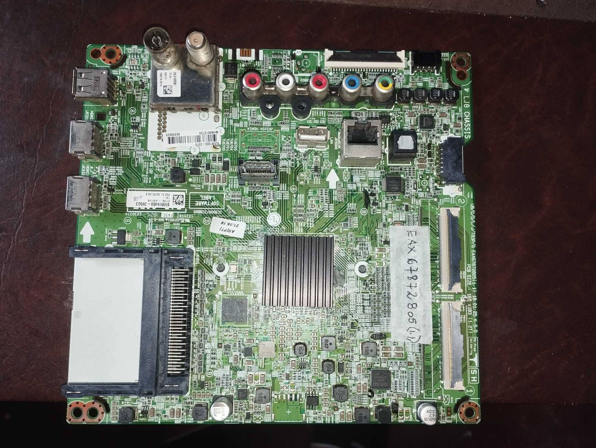 Placa principal de tv led