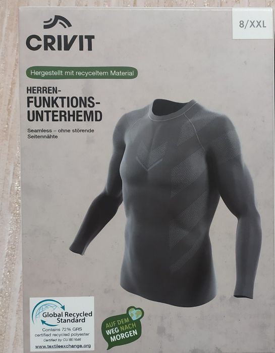 Зональна термобілизна Crivit р.XL/XXL термобелье термокофта