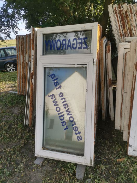 Okna z demontazu du garażu magazynu wiaty szklarni altany