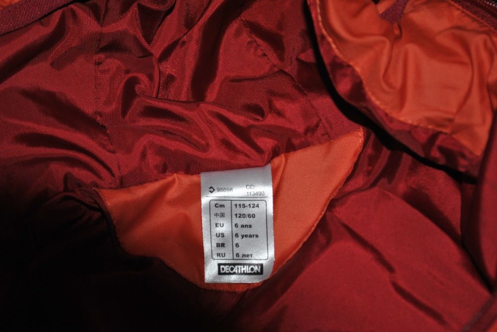 Kurtka jesienna decathlon 115-124 quechua