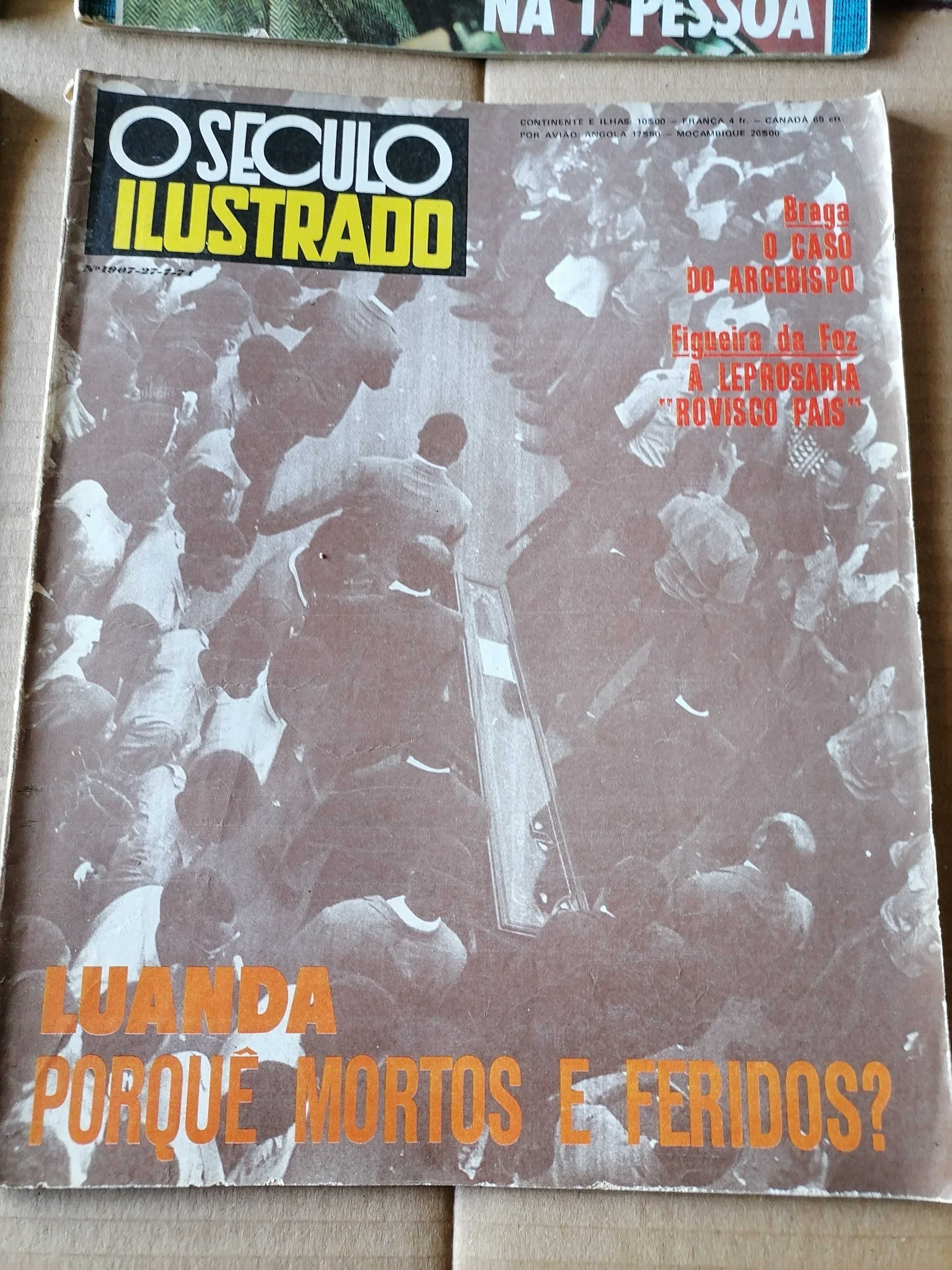 Angola (Luanda) Porquê Mortos e feridos? 1974 Século Ilustrado