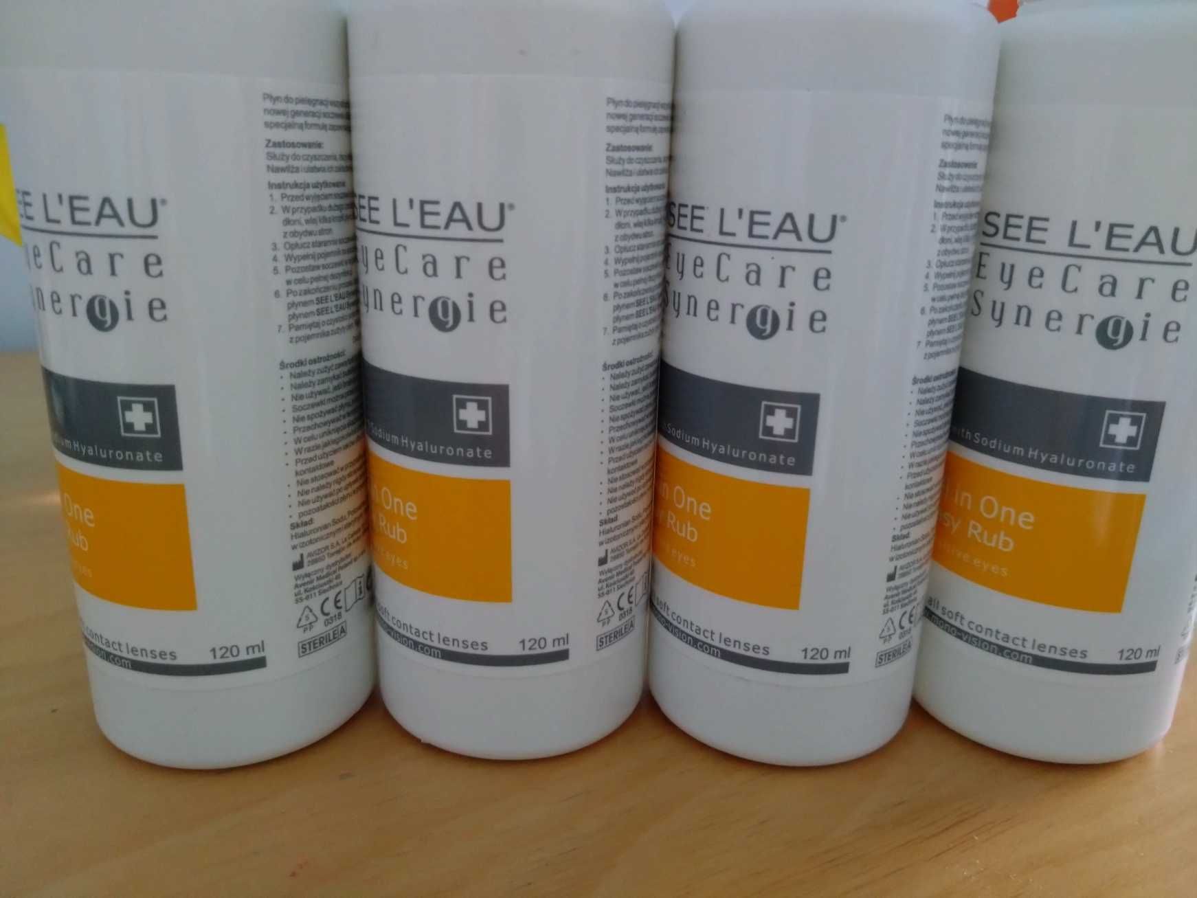 Płyn do soczewek/pojemniki - SEE L'EAU (120 ml)/4 szt.