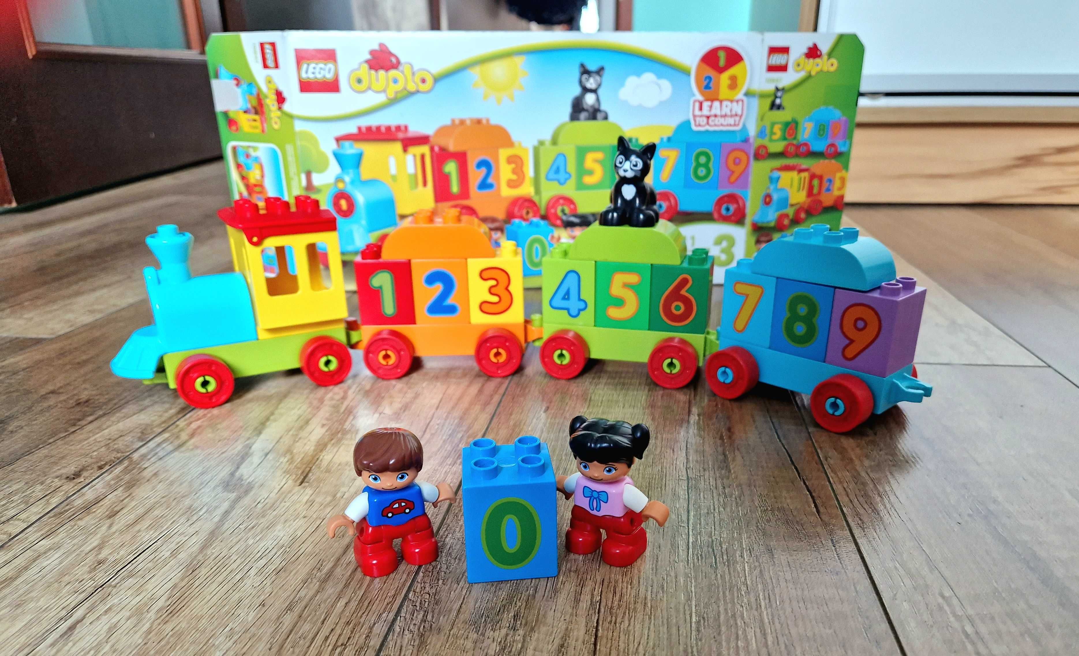 Lego Duplo pociąg z cyferkami