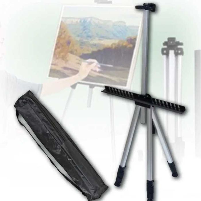 Якісний металевий мольберт для малювання в чохлі