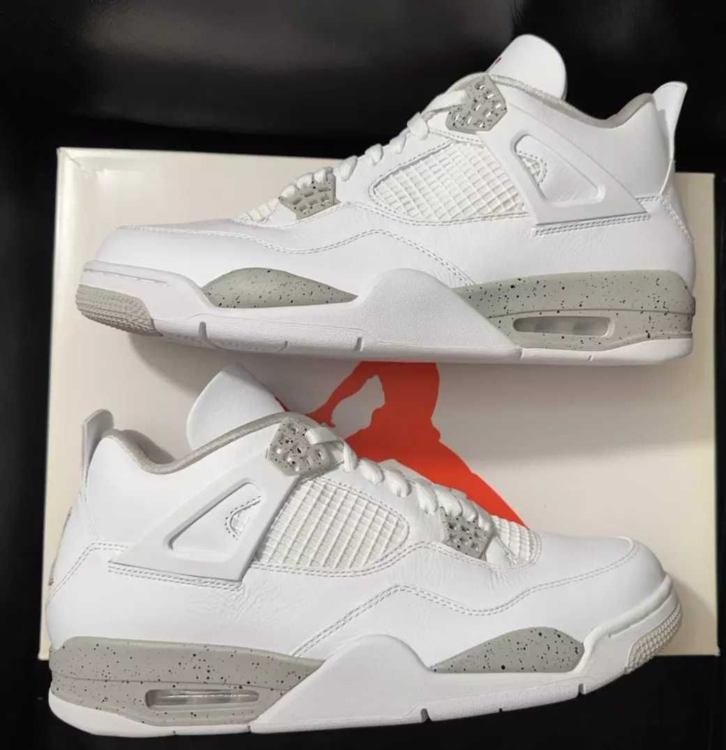 Jordan 4 Retro Białe Oreo Buty codzienne nowe z metką R.41