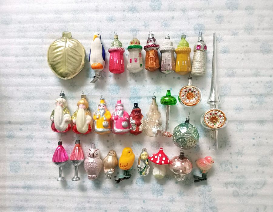 Ёлочные игрушки СССР