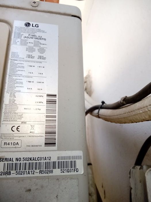 LG Ar Condicionados - 3x unidades  interiories + 3x exteriores