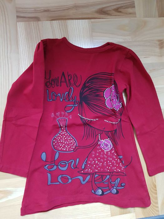 Tunika dziewczęca bawełniana, rozmiar 98