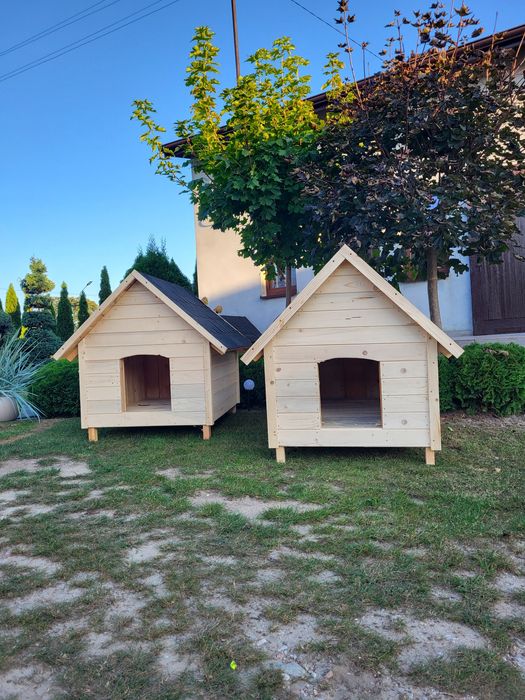 Buda dla psa nowa heblowana ocieplana solidna każdy wymiar Owczarek