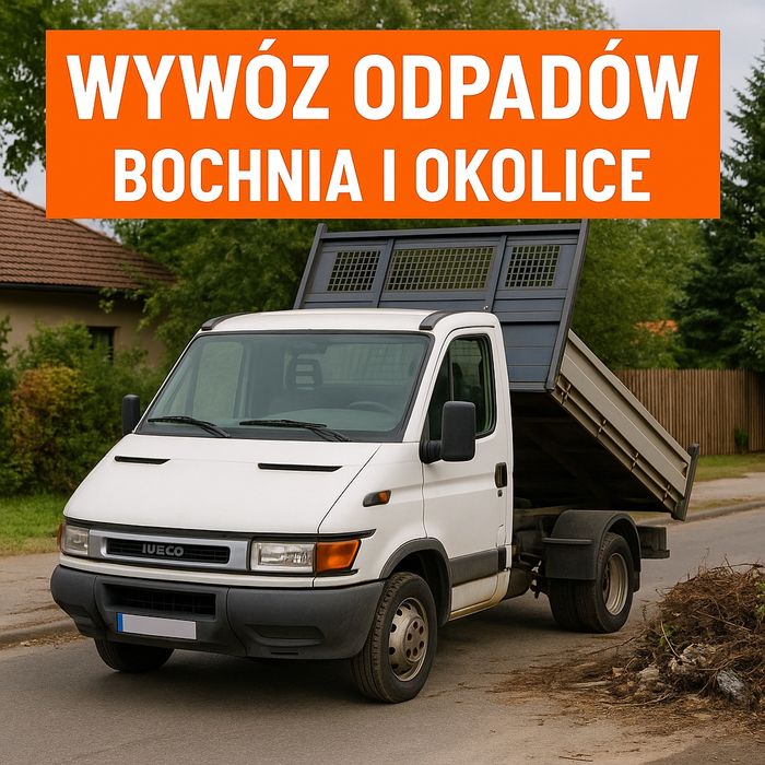 Sprzątanie podwórek • Wywóz odpadów • Transport materiałów – Bochnia