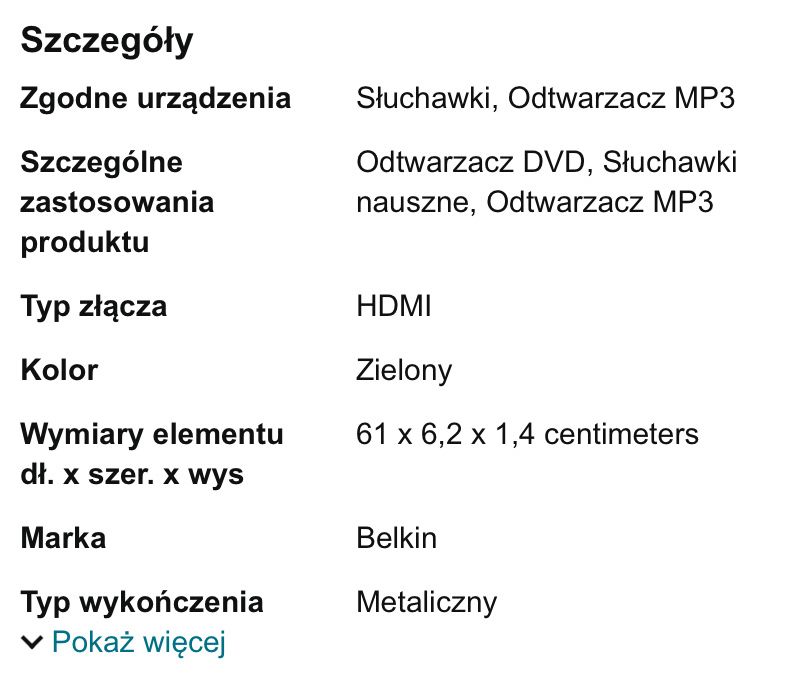 Rozdzielacz do słuchawek na 5 wejść