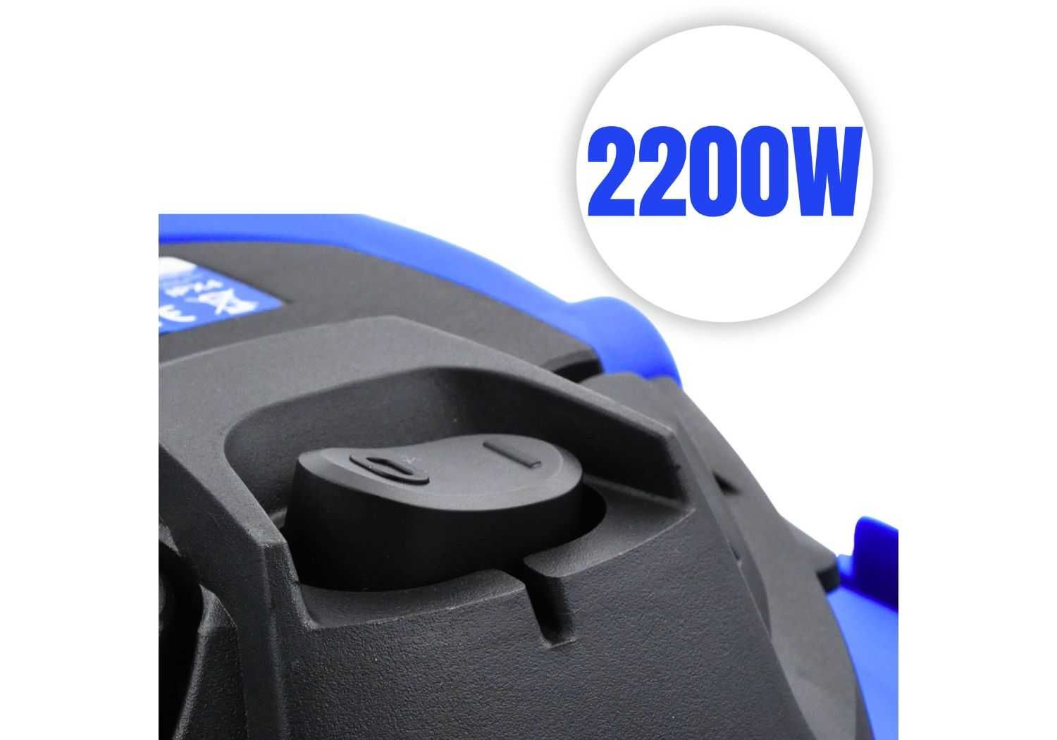 Nowy Odkurzacz Przemysłowy Bezworkowy Budowlany Sucho Mokro 2200W