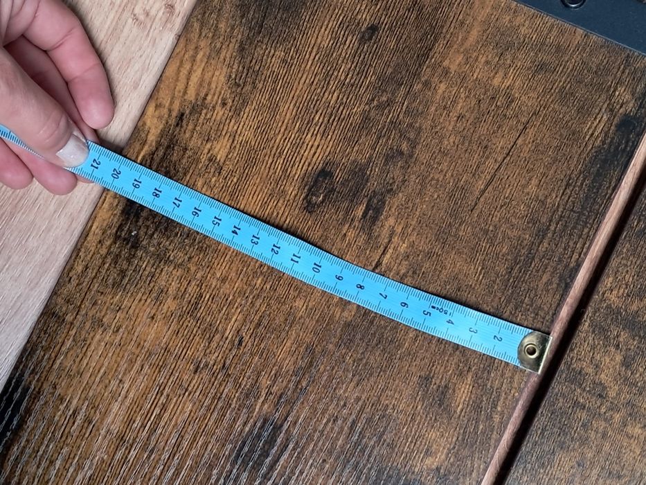 Półki drewniane zestaw 2 szt ciemnym brąz zestaw komplet jak nowe