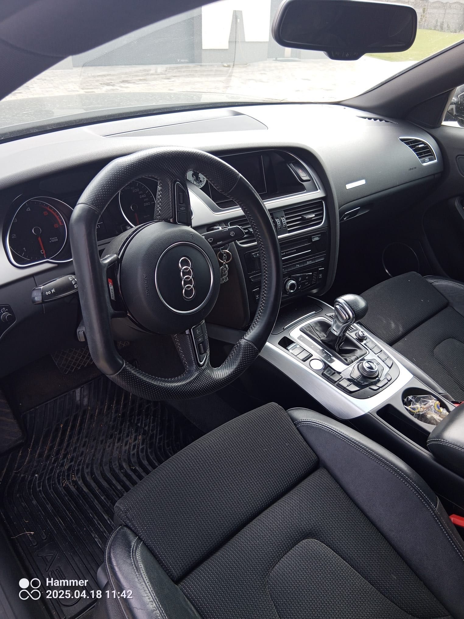 Audi A5 , 3,0 V6 TDI uszkodzone