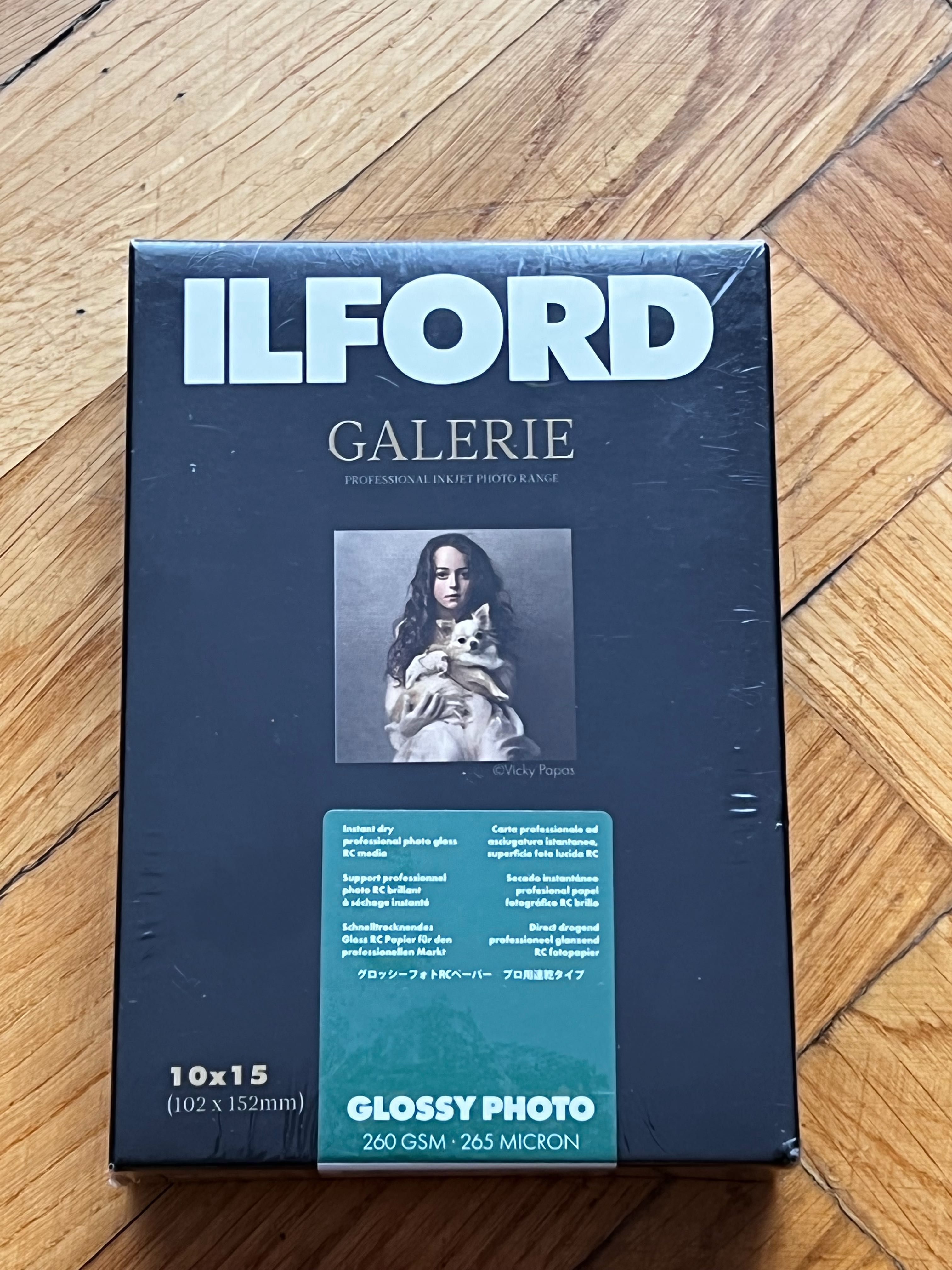 Ilford Galerie Glossy Photo 260 GSM 10x15 100 arkuszy ZAREZERWOWANE