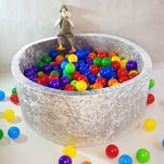 Сухой бассейн для девочки, розовый и не только. Сухі басейни. Наложка
