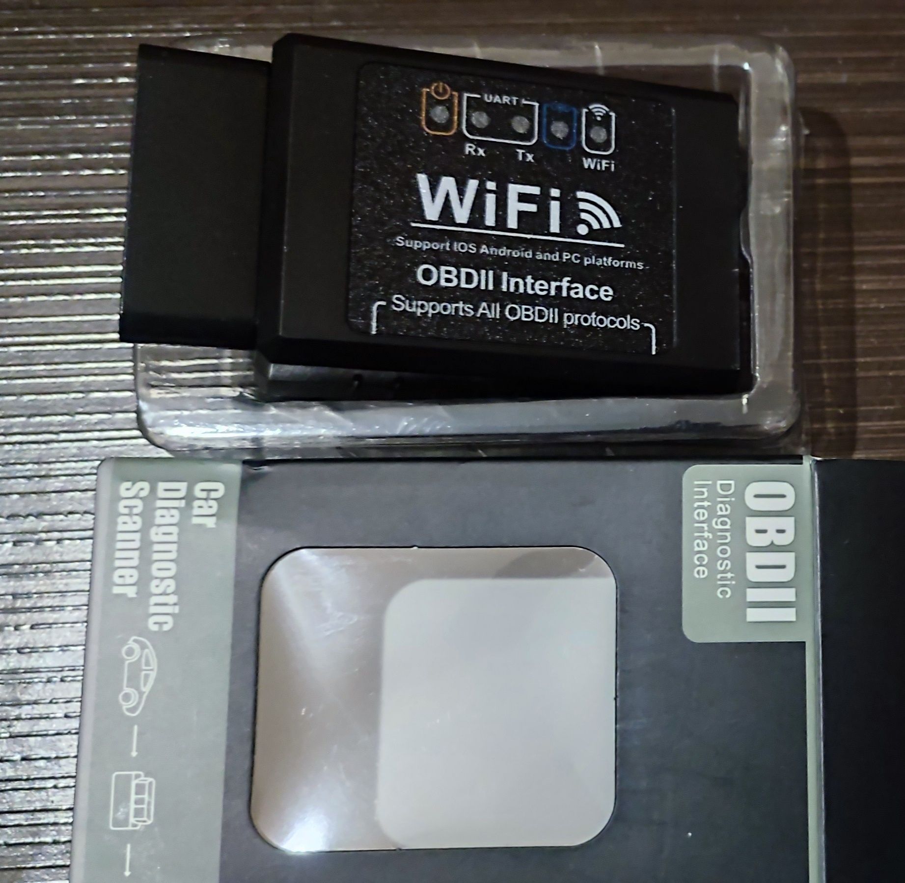 Сканер чтения ошибки АВТО " OBD II  Wi-fi : блютуз "