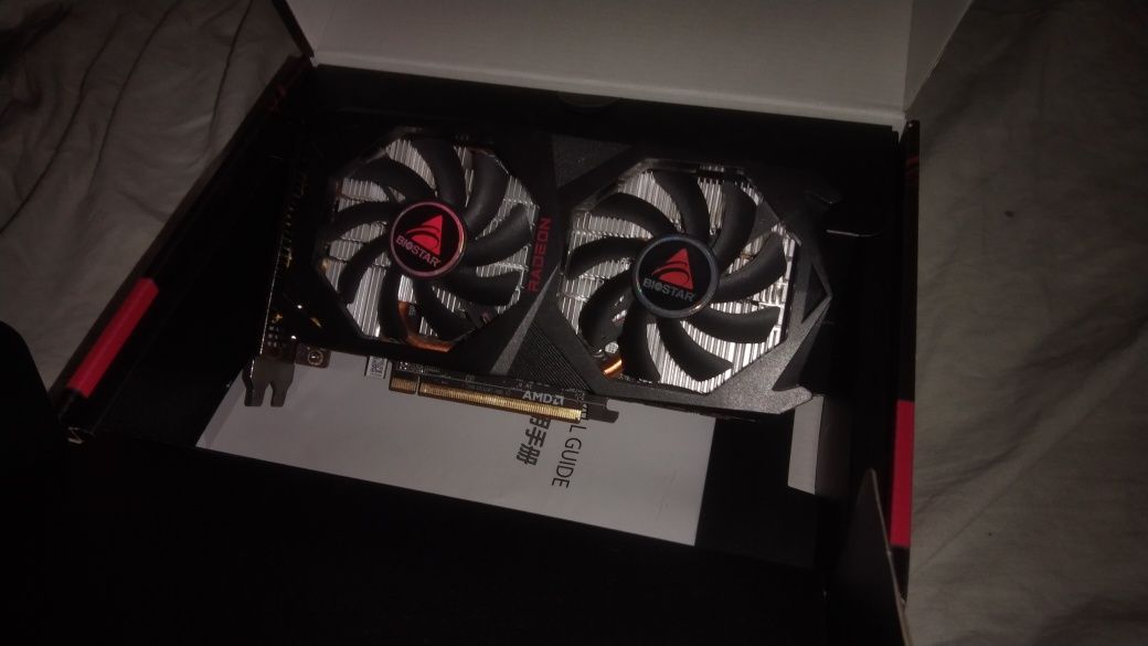 Відеокарта BIOSTAR amd rx 6600 xt 8GB (див опис)
