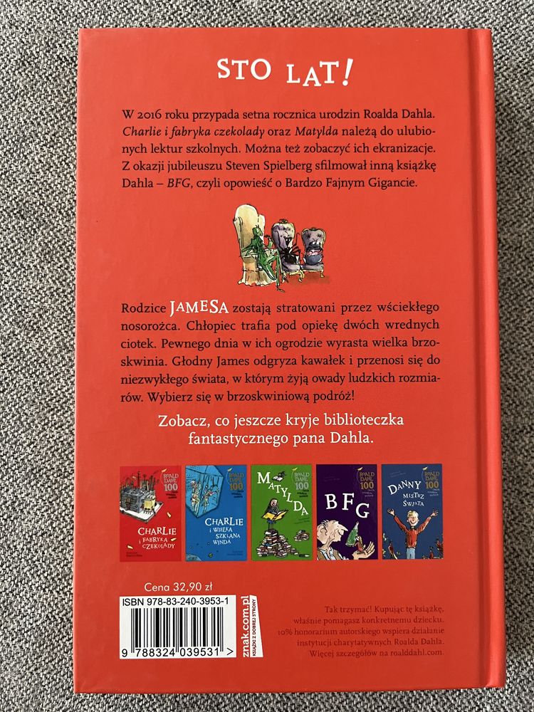 Roald Dahl, James i ogromna brzoskwinia