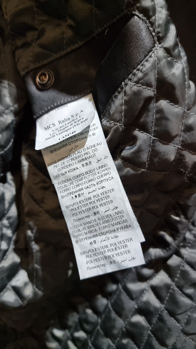 Casaco couro marlboro clássics