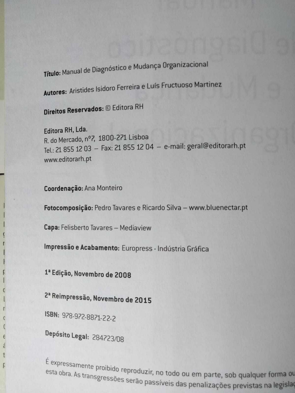 Manual de Diagnóstico e Mudança Organizacional