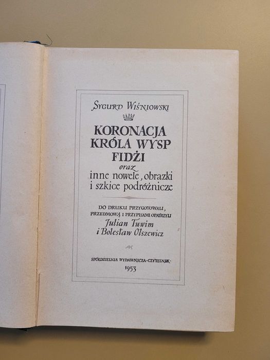 Koronacja króla wysp Fidżi Sygurd Wiśniowski