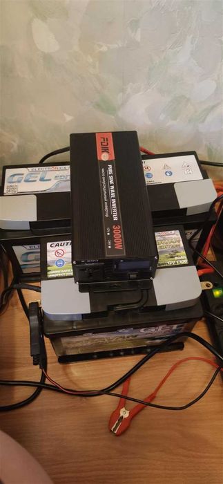 Аккумуляторы Electronicx, инвертор FDIK, зарядное устройство Foxsur