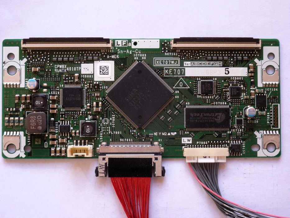 Logika, t-con CPWBX RUNTK 4010TP XE707WJ do SHARP Aquos LC-32DH65E 32"