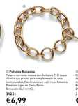Pulseira Dourada Botanica NOVA