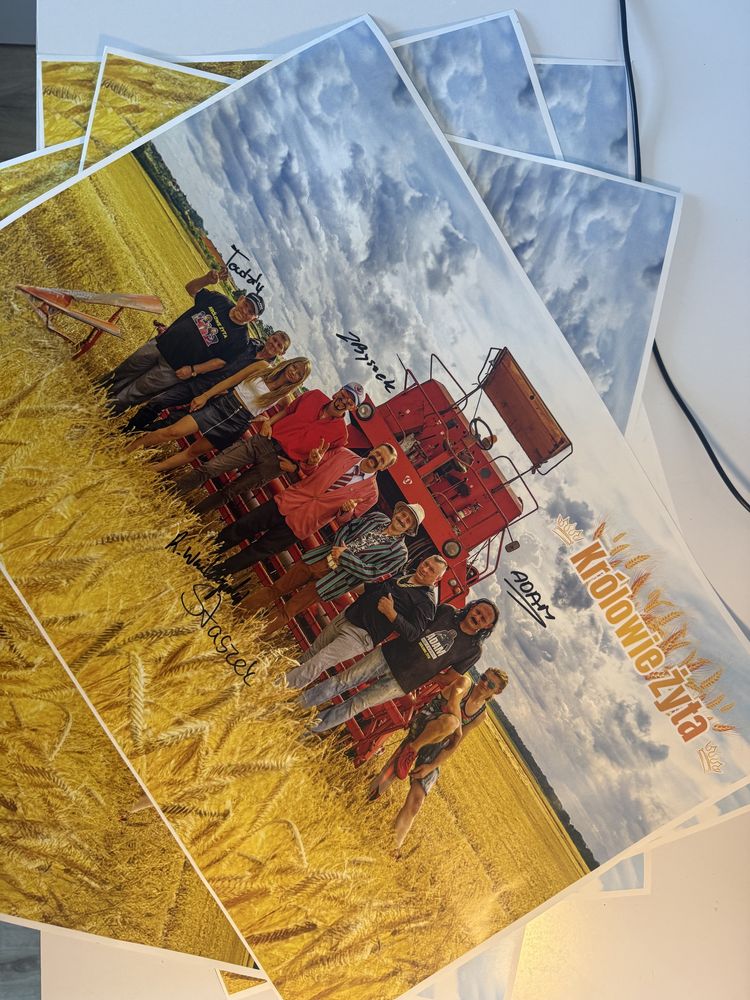 Plakat z autografem Królów Żyta