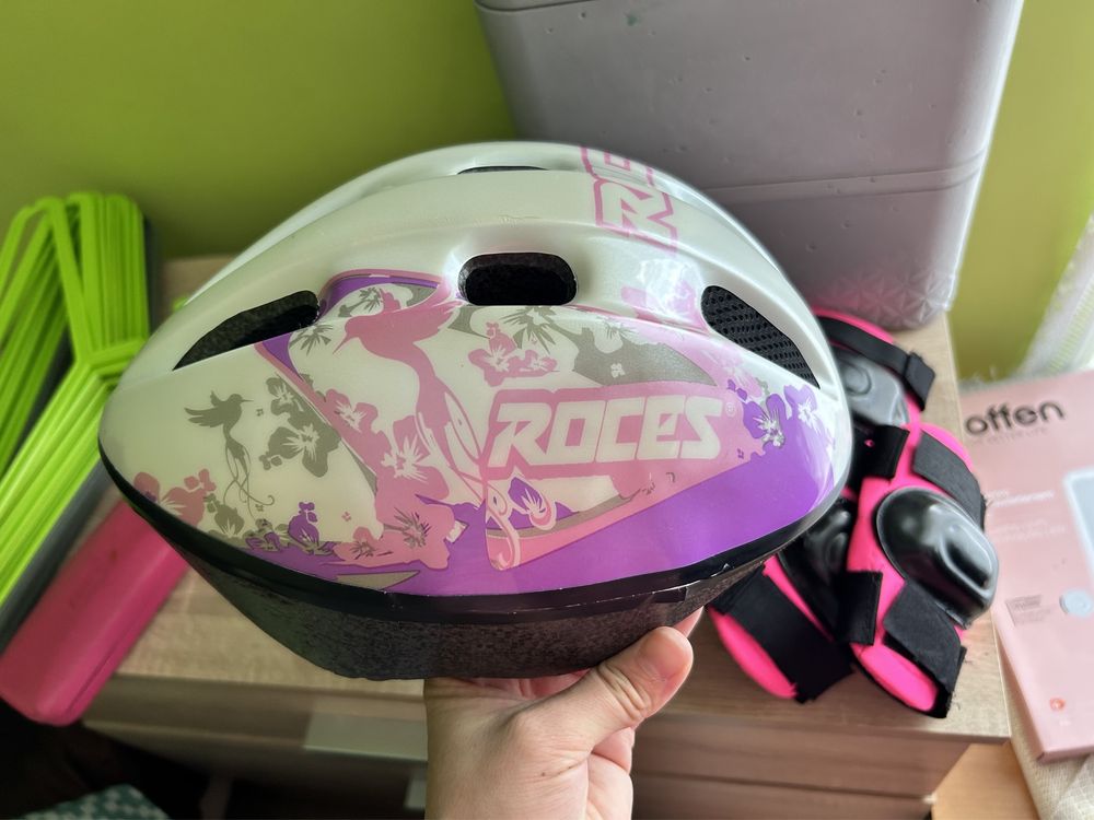 Kask ROCES rozmiar S + ochraniacze