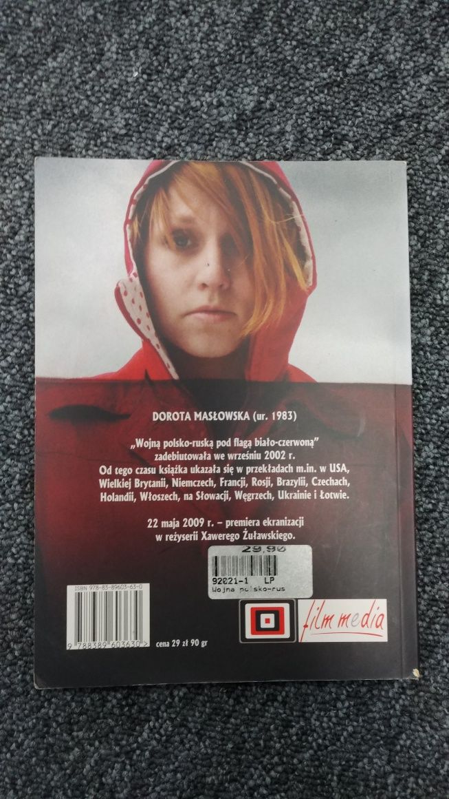 Masłowska - Wojna polsko-ruska, pod flagą biało-czerwoną /książkia