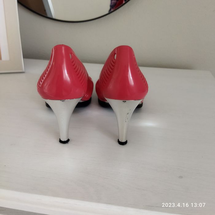 Sapato salto  rosa 40