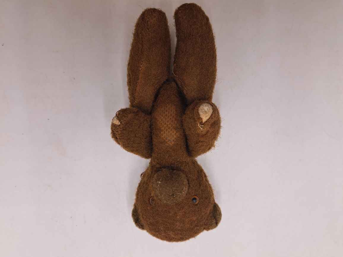 Stary miś trociniak Teddy malutki 20 cm brązowy jak Jasia Fasoli :)
