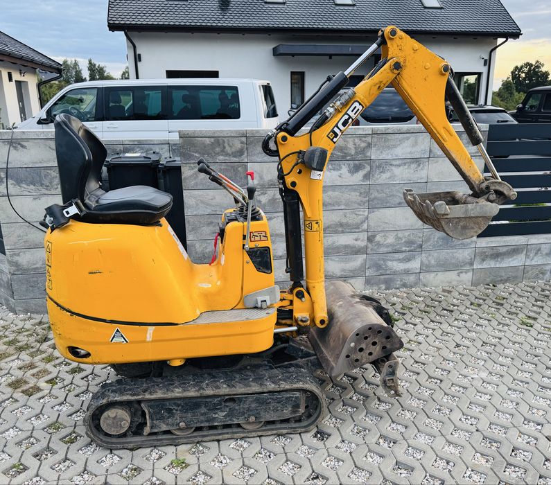 Minikoparka JCB 8008  680 mth 2020r. Rozsuwane podwozie. 900kg
