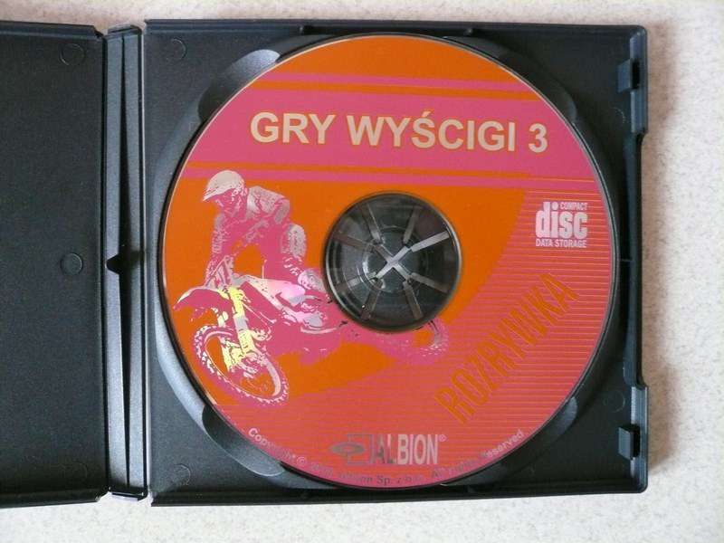 Gry Wyścigi 3, płyta CD.