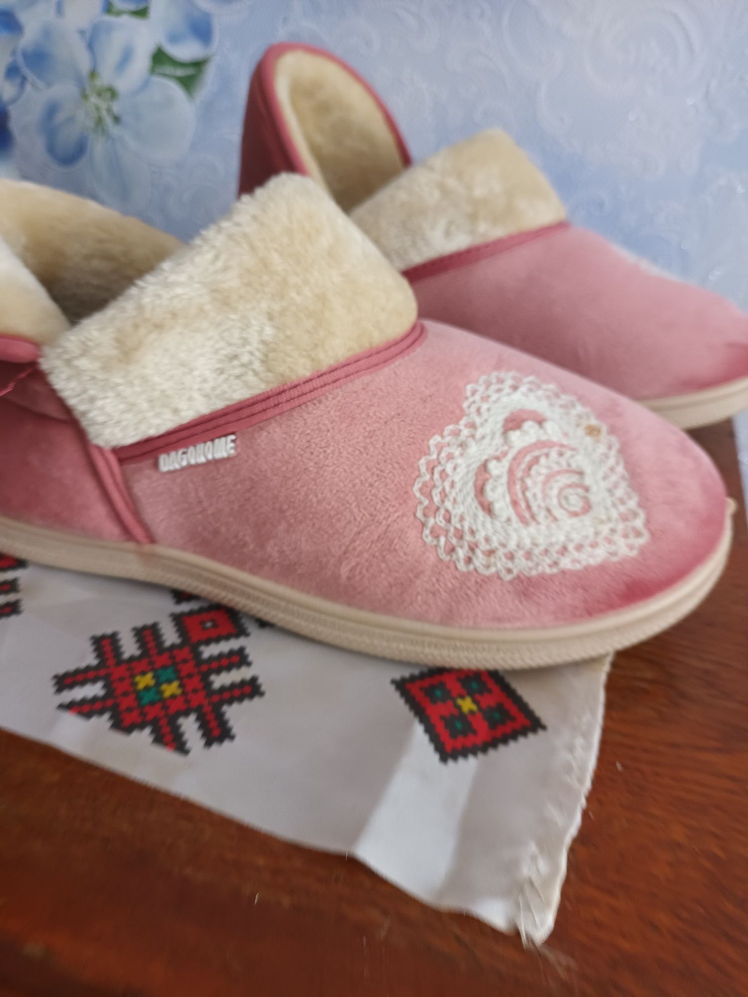 Тапочки чуни на меху
