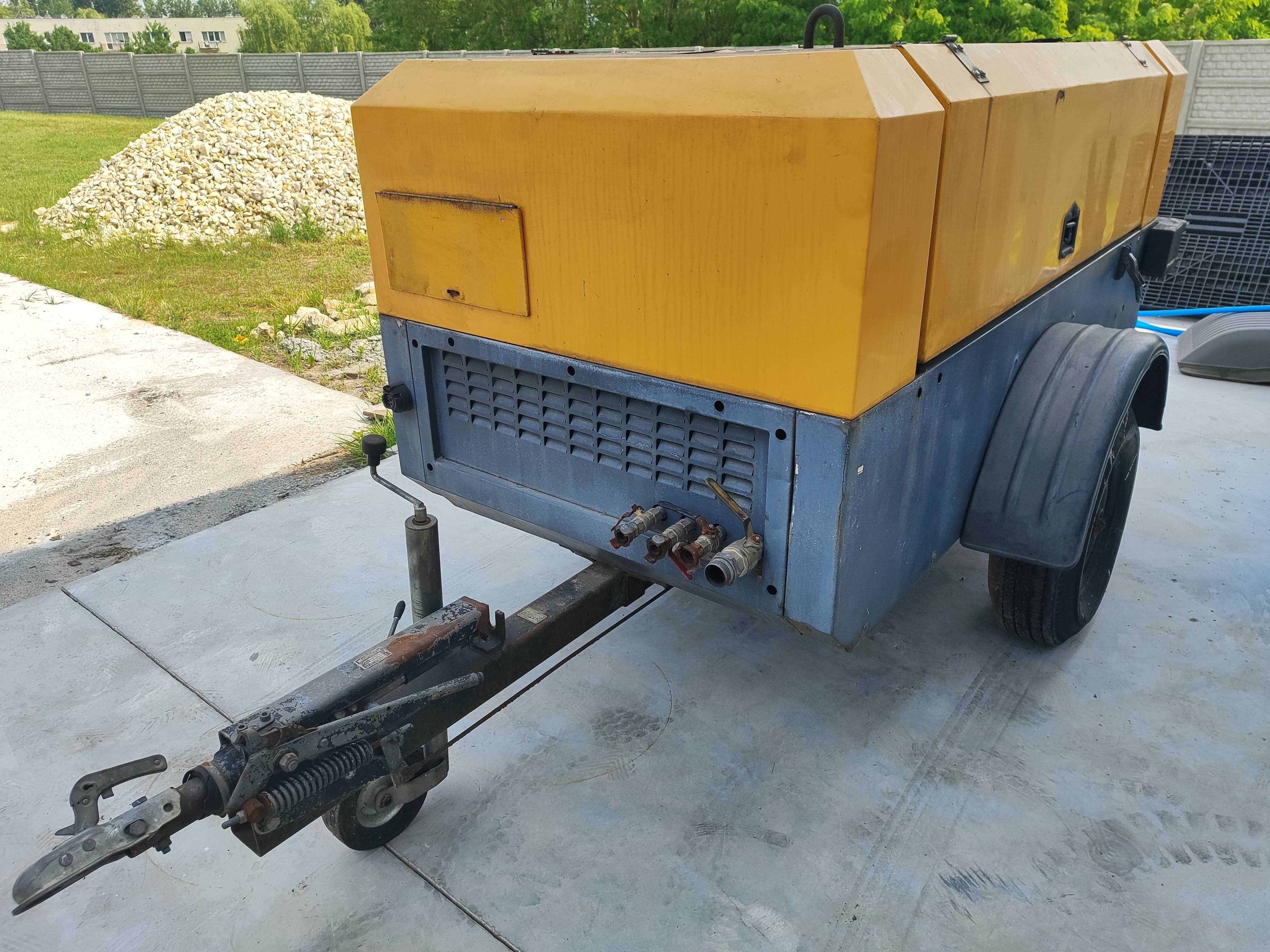 Kompresor sprężarka ingersollrand 7m3 7bar 54kW p260wd gotowy do pracy
